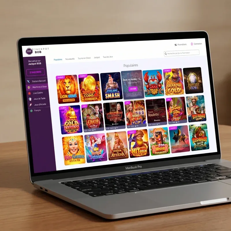 catalogue de jeux de casino jackpot Bob